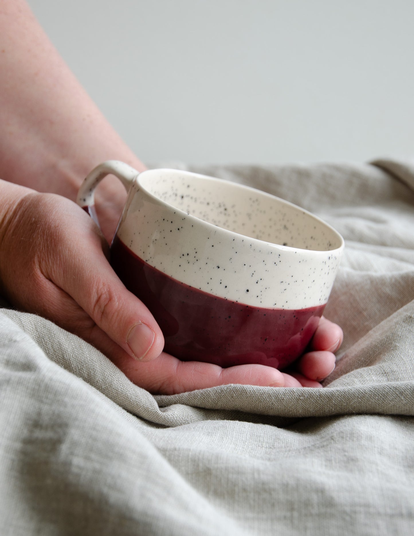 Cappuccino beker berry