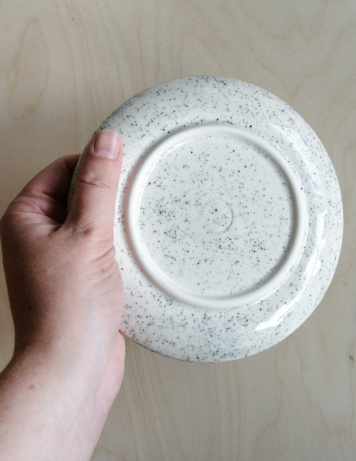 Gebaksbordje spikkels 15cm