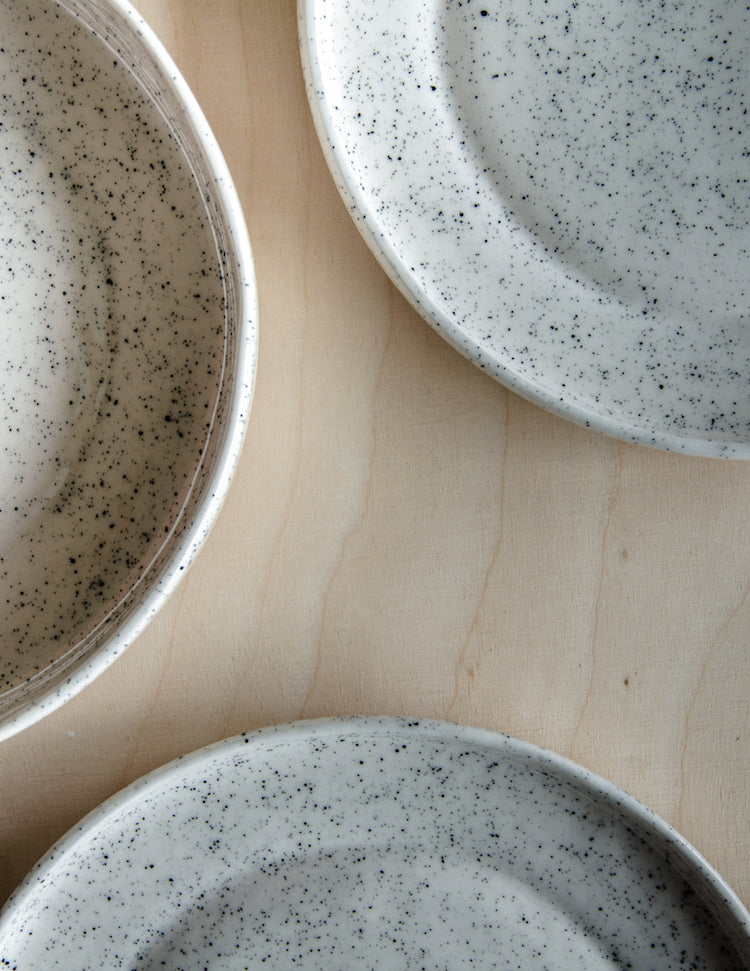 Diep bord spikkels 19,5cm