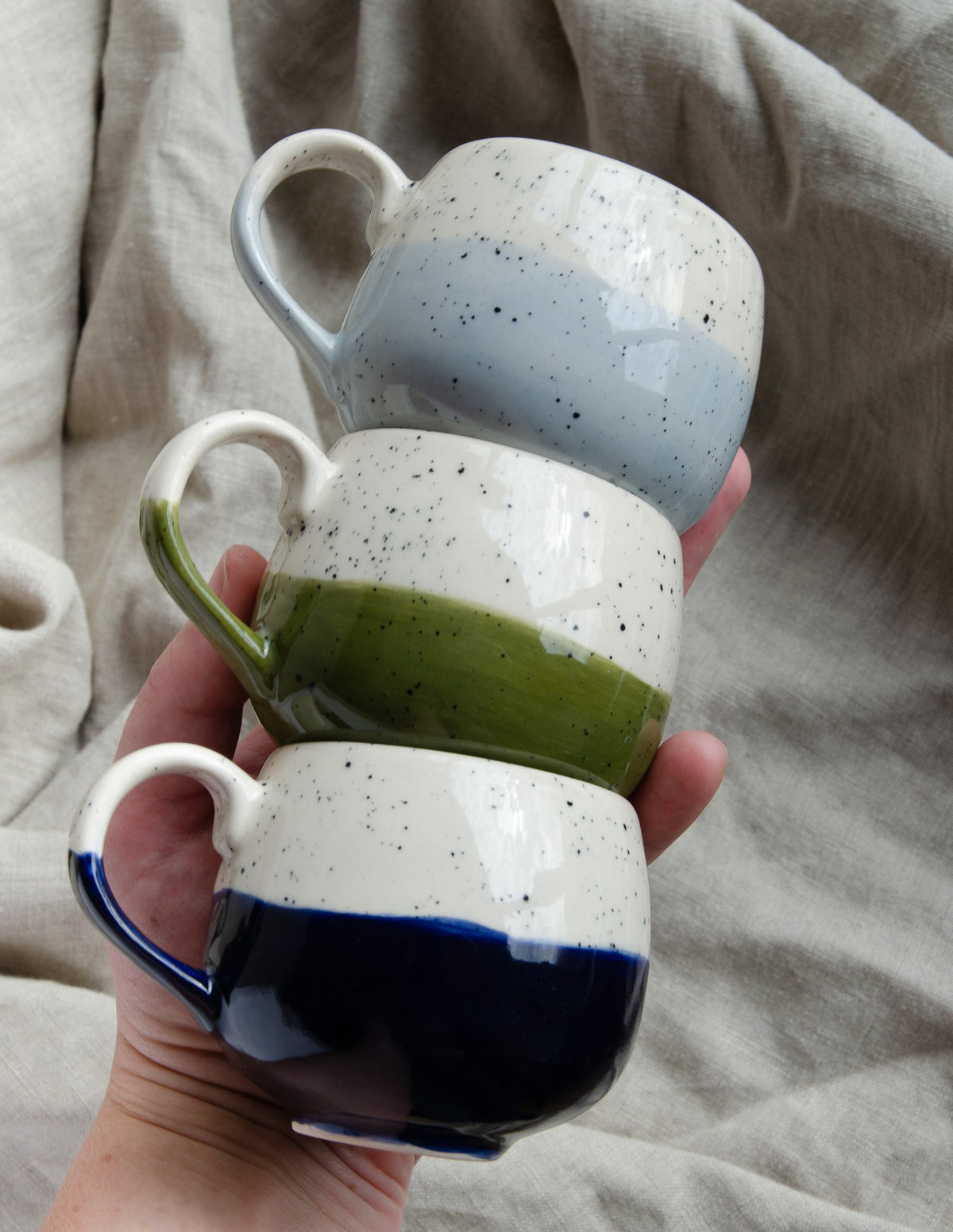 Espresso mokje met oor set/2