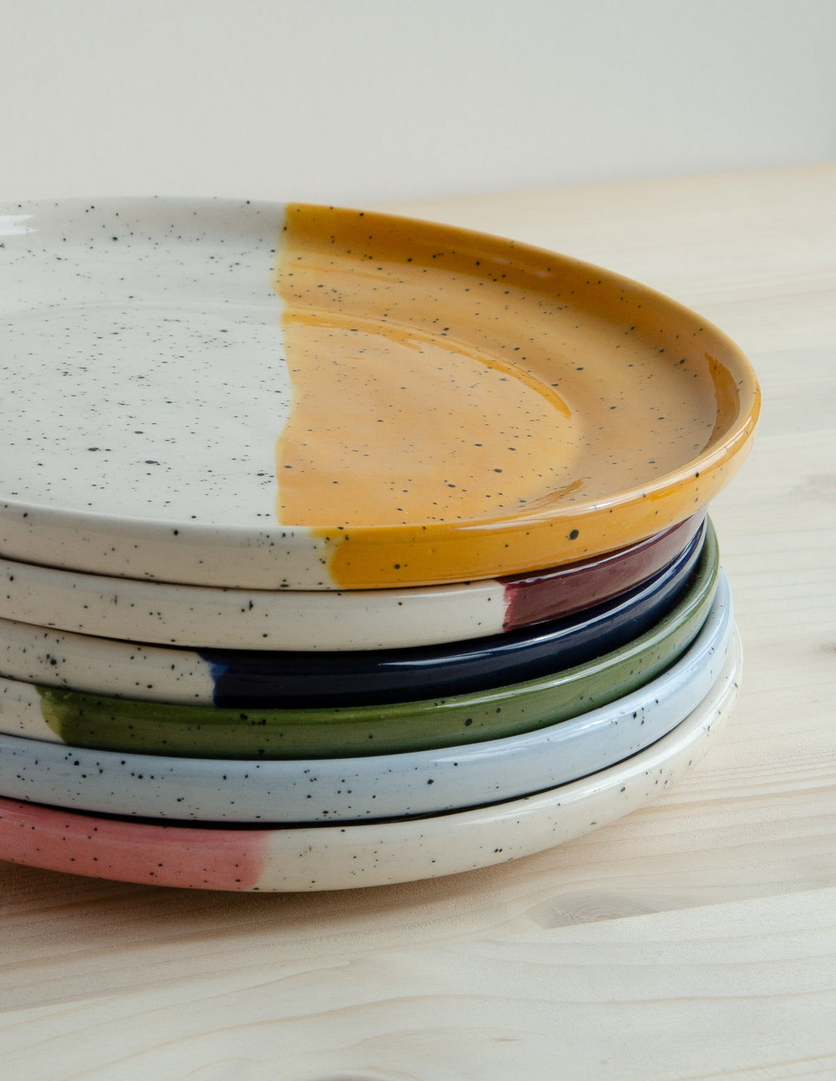 Plate 17cm with sea stripes