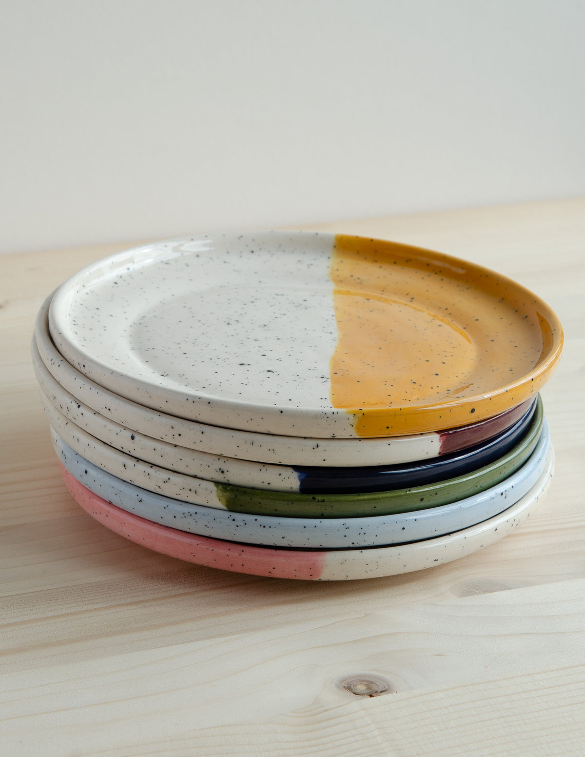 Plate 17cm with sea stripes