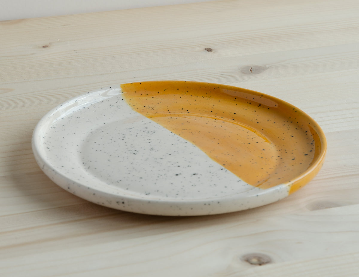 Plate 17cm with sea stripes