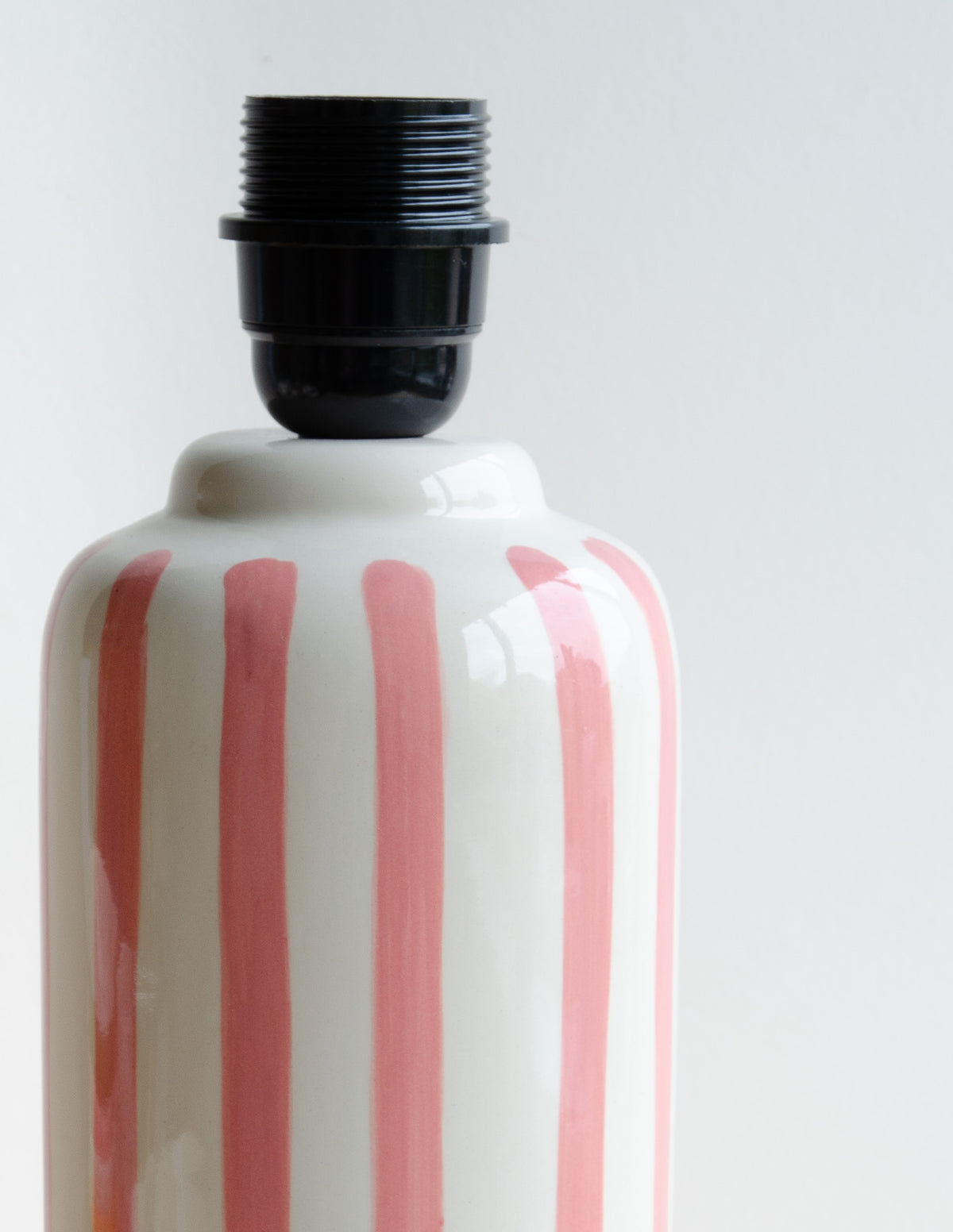 Tafellamp voet streep roze