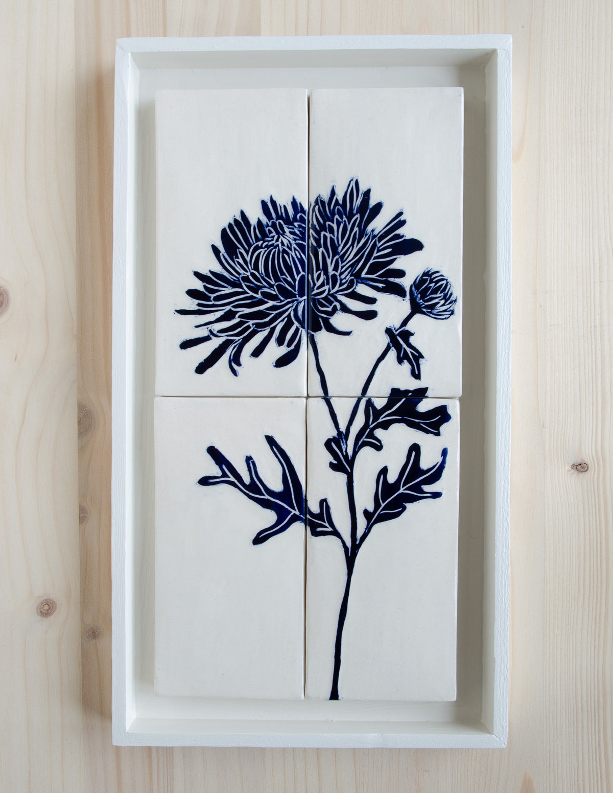 Tegel tableau Chrysant