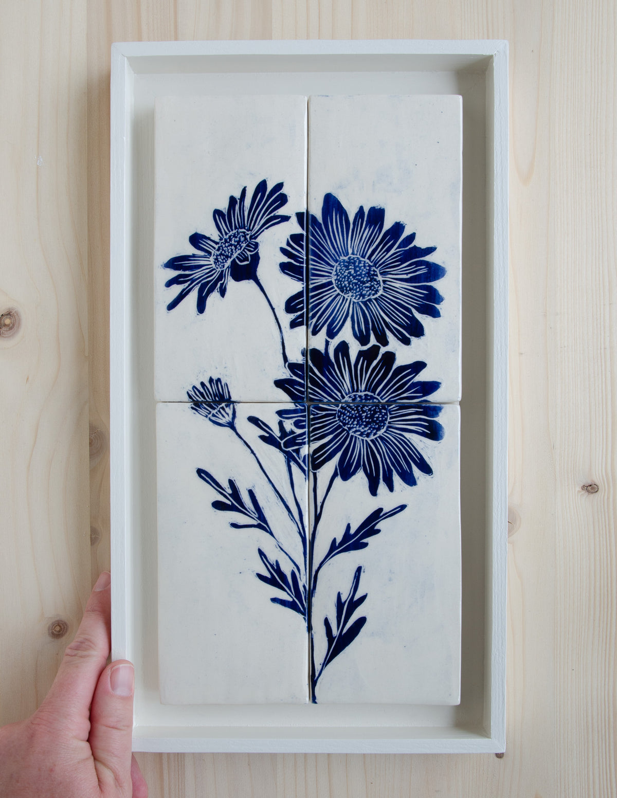 Tegel tableau Margriet