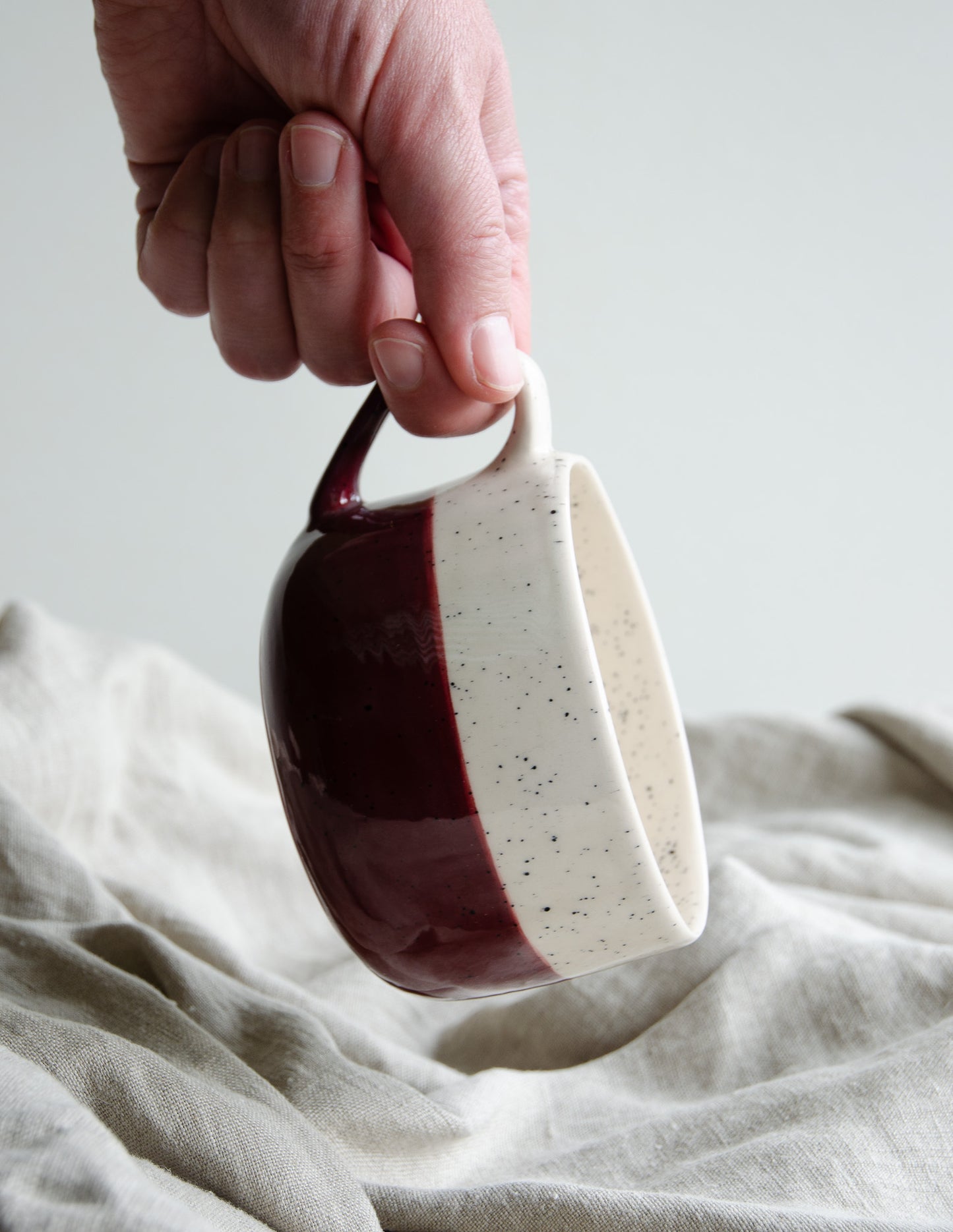 Cappuccino beker berry