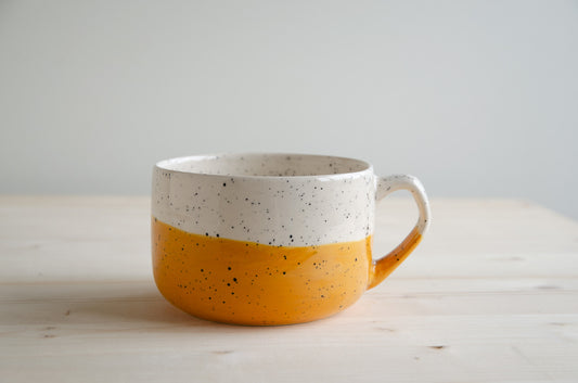 Cappuccino beker geel
