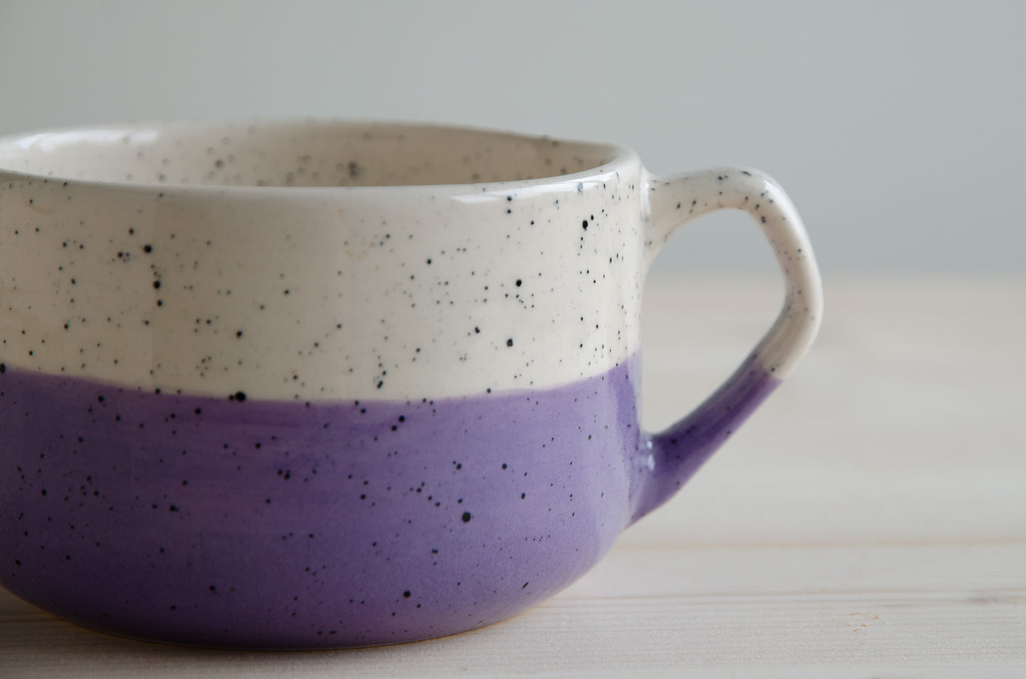 Cappuccino beker lila