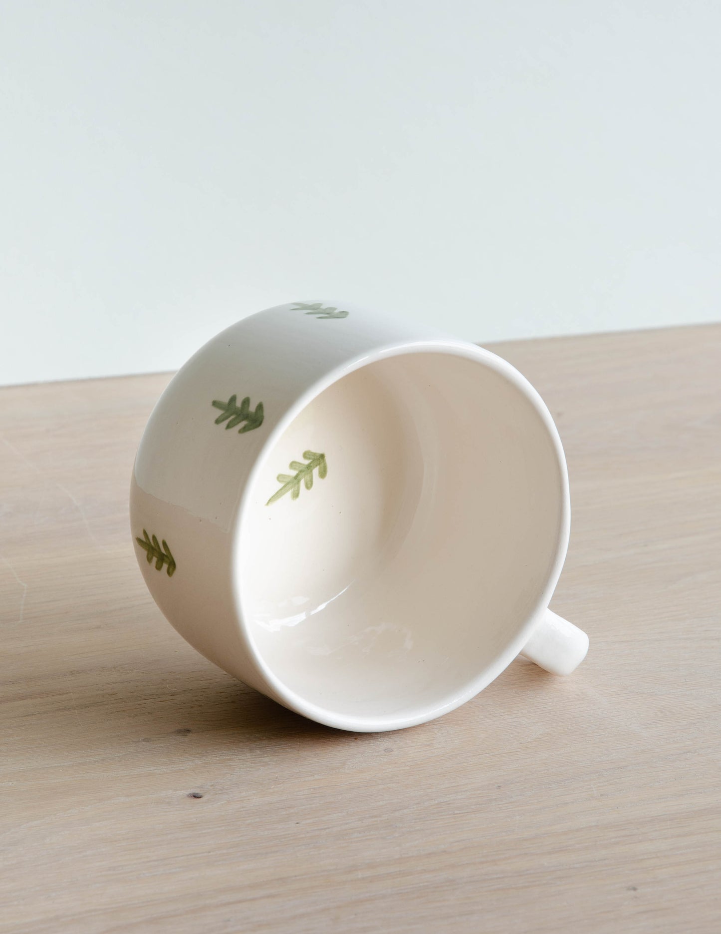 Cappuccino beker kerst boompjes