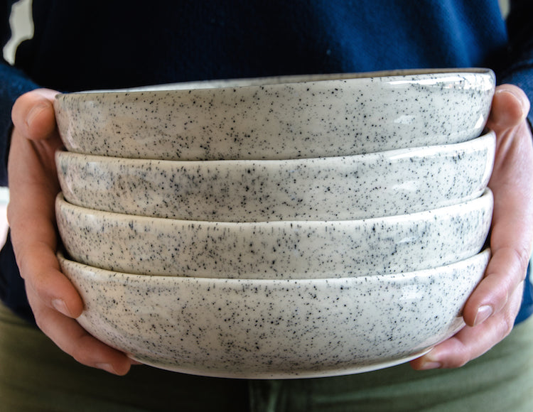 Pasta bowl spikkels 21cm
